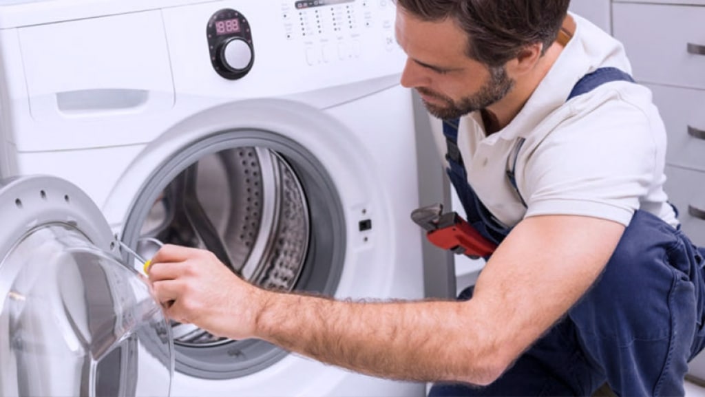 علت لرزش لباسشویی آبسال